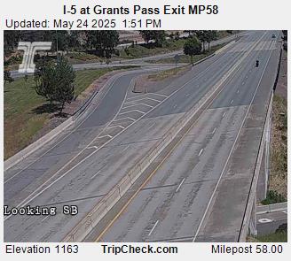 I-5 at Grants Pass Exit MP58